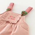 【BR002】粉色花邊立體小花鋪棉吊帶褲_3