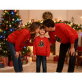【F098】歐美毛絨聖誕樹全家福親子長袖上衣(1色)_6
