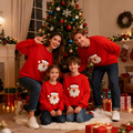 【F097】歐美聖誕老人全家福親子長袖上衣(1色)_2