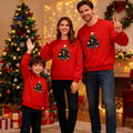 【F098】歐美毛絨聖誕樹全家福親子長袖上衣(1色)_4
