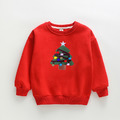 【F098】歐美毛絨聖誕樹全家福親子長袖上衣(1色)_7