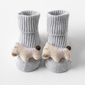 【SB103】童襪｜韓版立體小動物點膠防滑中筒襪(小馬款)