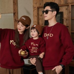 【F209】日系爸媽與我全家福親子長袖上衣(1色)