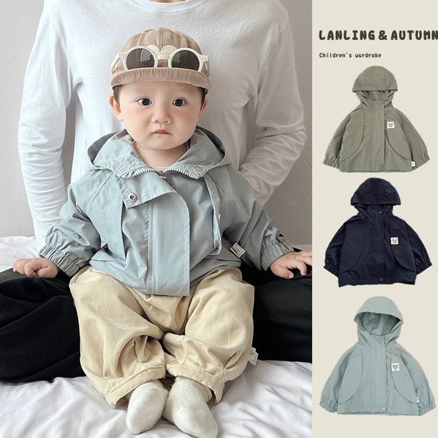 【BO128】日系防風長袖風衣外套(3色)