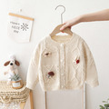 【BO093】日系立體兔兔小房子針織長袖外套(2色)_2