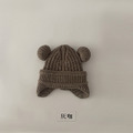 【BH041】韓版超萌小熊針織毛線帽(4色)_3