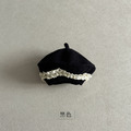 【BH053】韓版蕾絲針織貝雷毛線帽(5色)_3