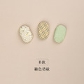 【BP063】韓版格紋碎花不傷髮寶寶瀏海髮夾(三件組)(6色)_2