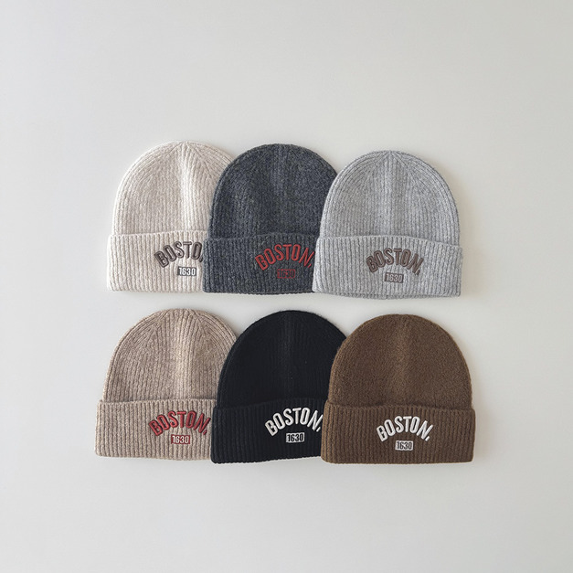 【BH054】韓版帥氣波士頓針織毛線帽(9色)