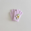 【BL016】兒童｜韓版針織花花加厚保暖手套(五指)(6色)_6