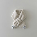 【SC015】兒童｜韓版雲朵刺繡交叉保暖圍巾(6色)_2