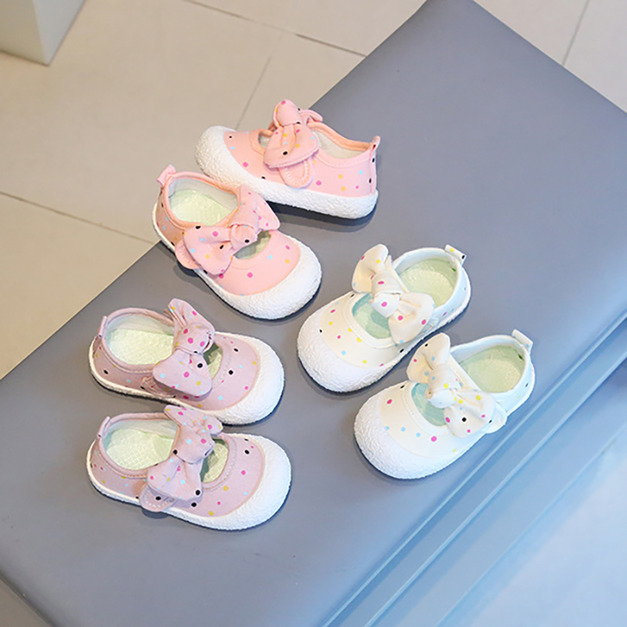 【SH006】蝴蝶結透氣防踢幼兒園室內鞋(2色)