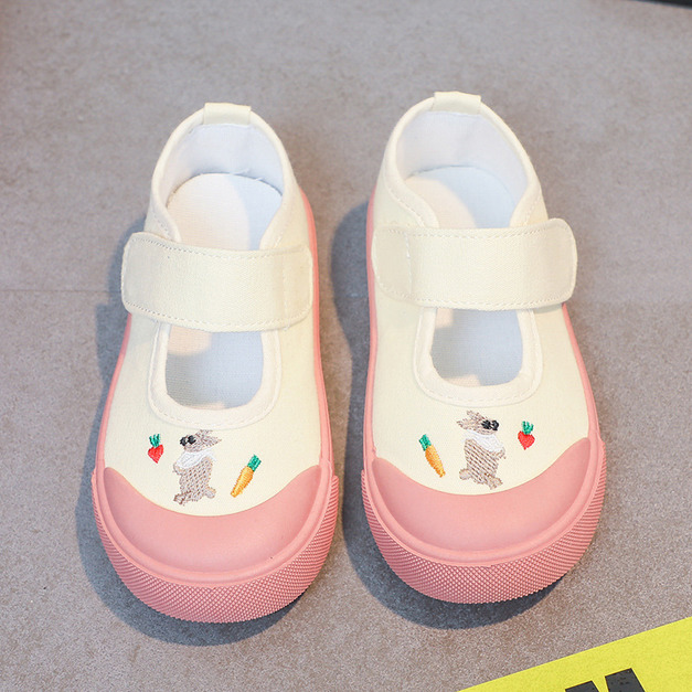 【SH002】日系兔兔帆布軟底幼兒園室內鞋(1色)