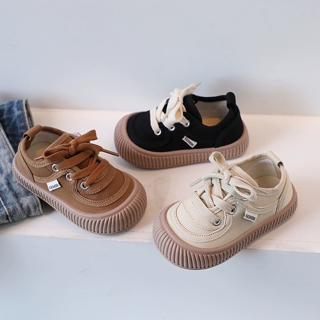 【SH034】日系低調帆布個性餅乾鞋(3色)