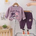 【BE249】熊熊寶貝長袖長褲套裝(2色)_1
