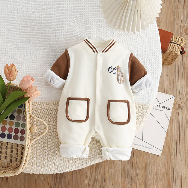 【BA957】美系狗狗問號連身衣(1色)