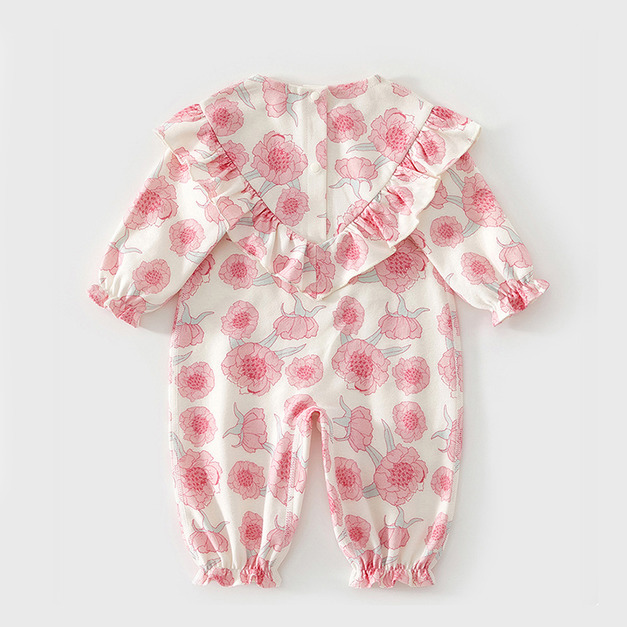 【BA978】日系花心悅動長袖連身衣(1色)