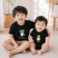 【F141】日系恐龍家族全家福親子短袖上衣(2色)_4