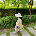【BG967】夏日度假繽紛小花背心連身裙(1色)_2