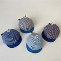 【BH090】復古格紋NICE刺繡軟式老帽(4色)_2
