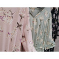 Long Floral V Neck Dress_4
