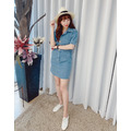 Denim short dress_1
