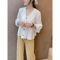 Wide Sleeve Blouse