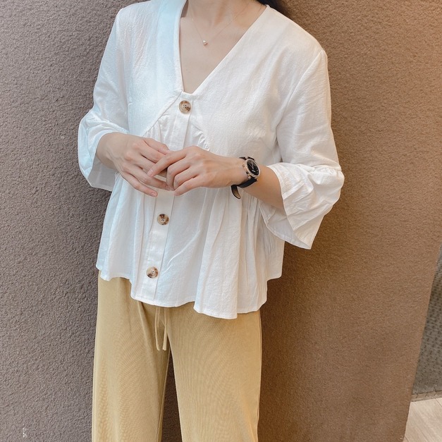 Wide Sleeve Blouse