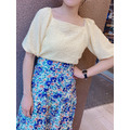 Garterized Blouse
