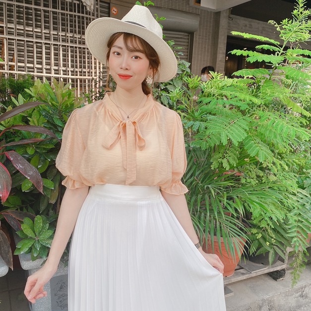 Blouse - Tie Neck stlyle