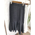 Black and Ｗhite Long Skirt_1