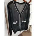 Black & White sheer sweater_2