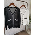 Black & White sheer sweater_1