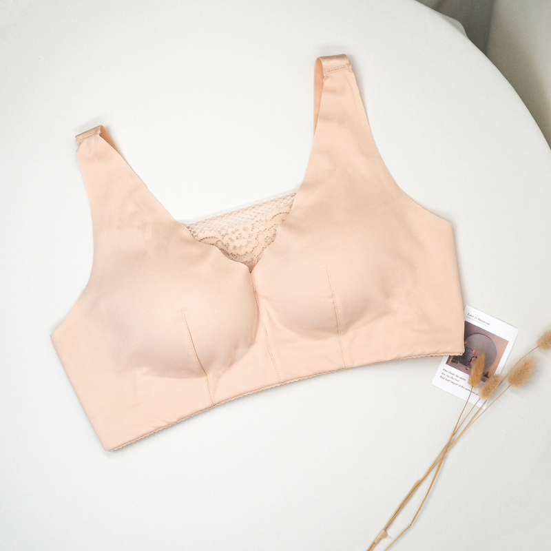 YC-056 人氣熱銷 透氣親膚無痕術後無鋼圈義乳專用口袋內衣 (後扣式/加大尺碼M-4XL)