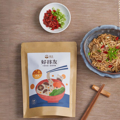 【自選組】素食菇王好拌友 | 麻油｜炸醬｜椒麻｜香菇香椿拌麵醬方便包