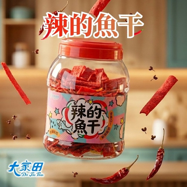 【大家田】懷舊罐罐 &ndash; 辣的魚干