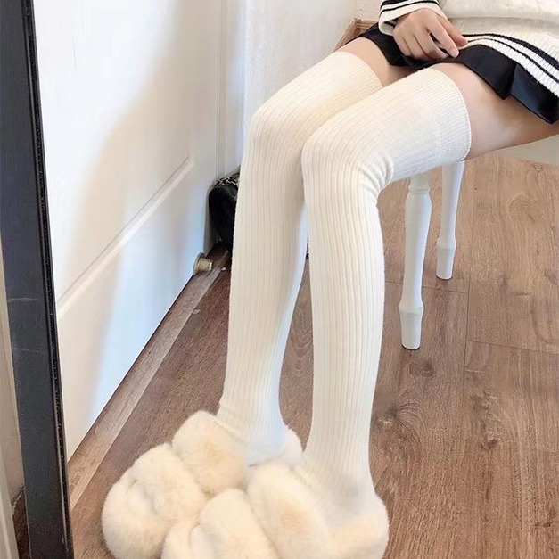 韓系氣質美腿過膝堆堆襪(三色一組)