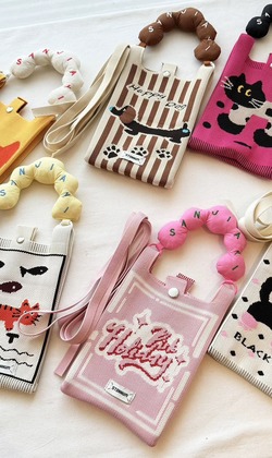 多功能可愛動物系列手機包