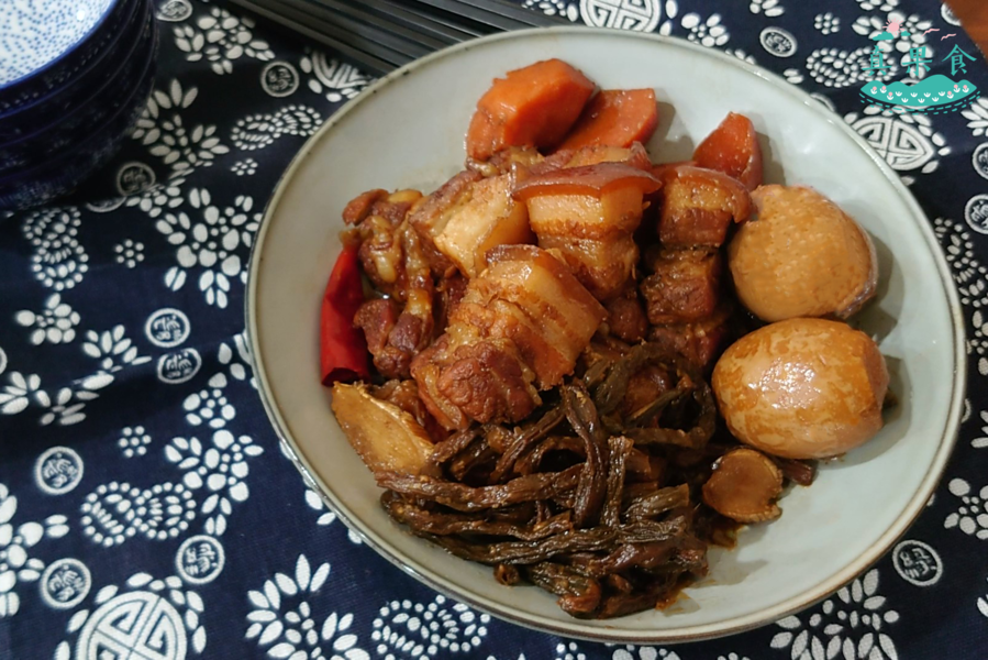 【長豆菜乾滷五花肉】沒吃過這種滷肉，別說你是滷肉控