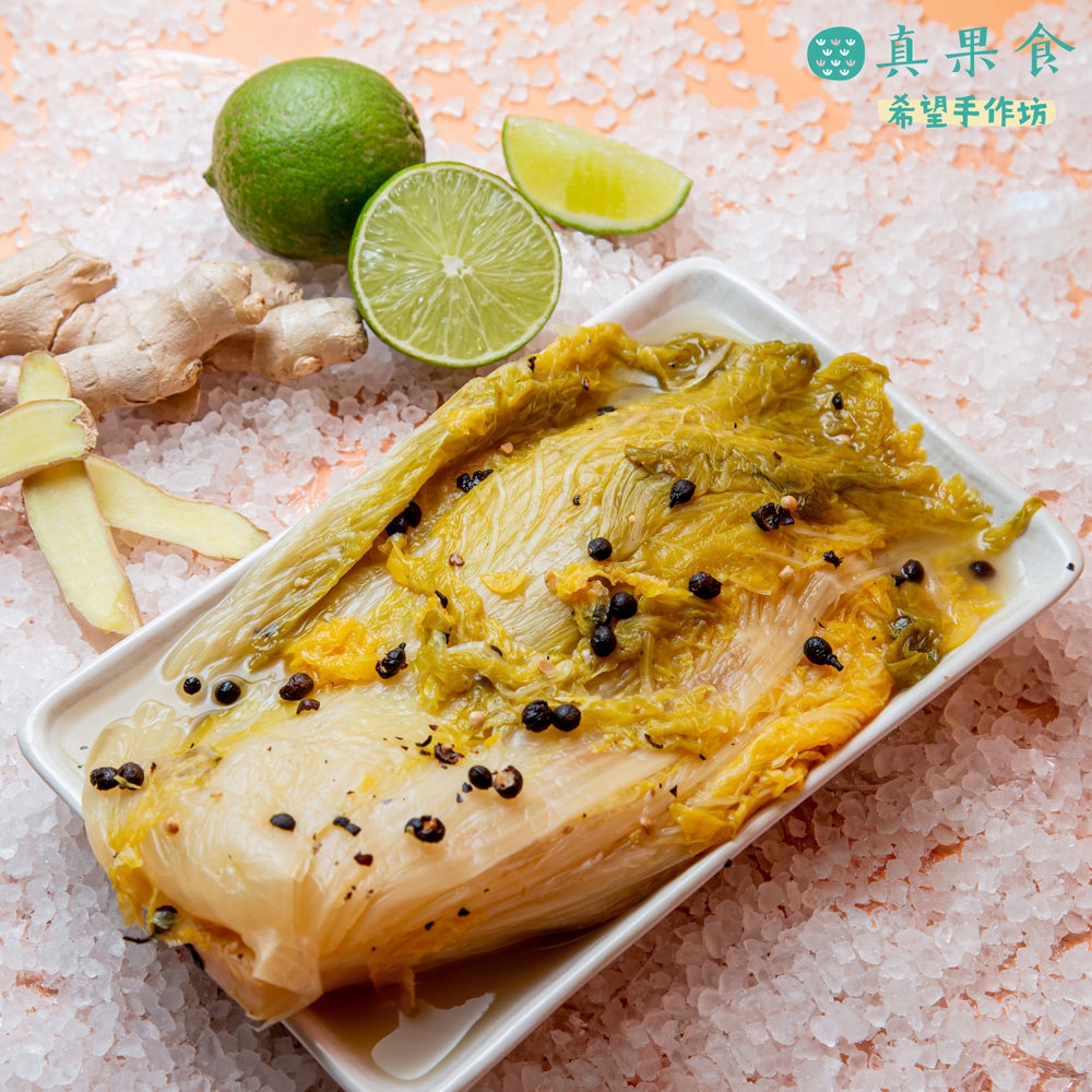 (三包組)真果食古法甕釀酸白菜－馬告果香 煮火鍋、炒肉