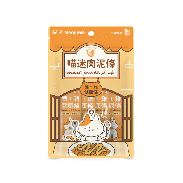 喵迷肉泥-鹿雞健康條 6入