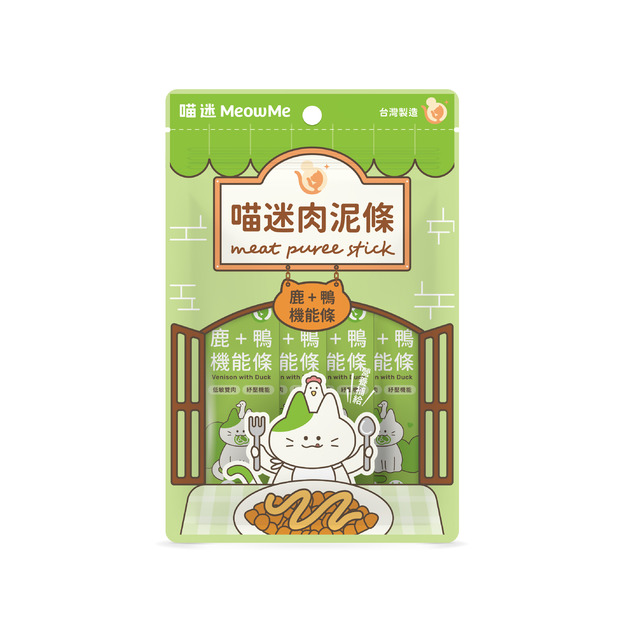 喵迷肉泥-鹿鴨機能條 6入