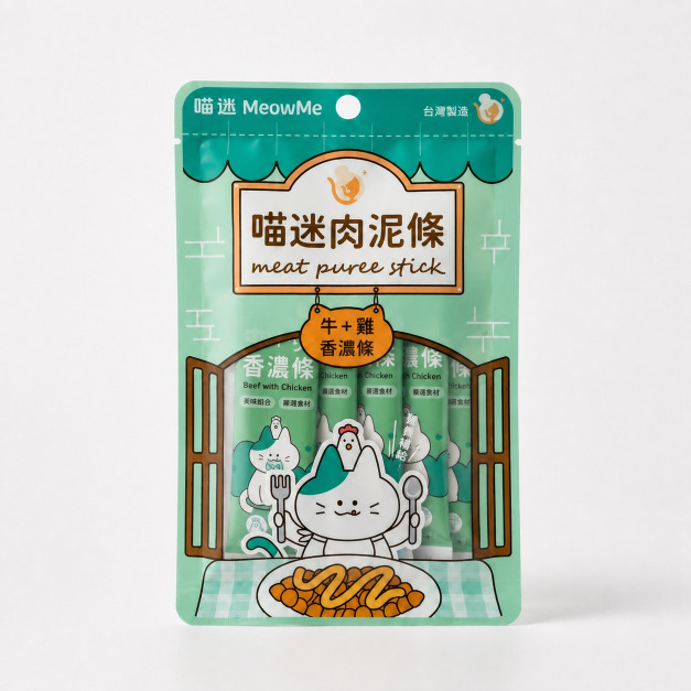 喵迷肉泥-牛雞香濃條 6 入