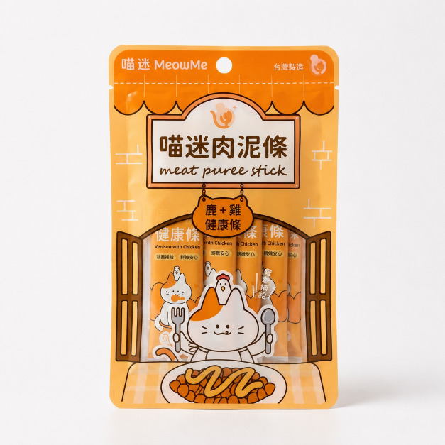 喵迷肉泥-鹿雞肉泥條 6入