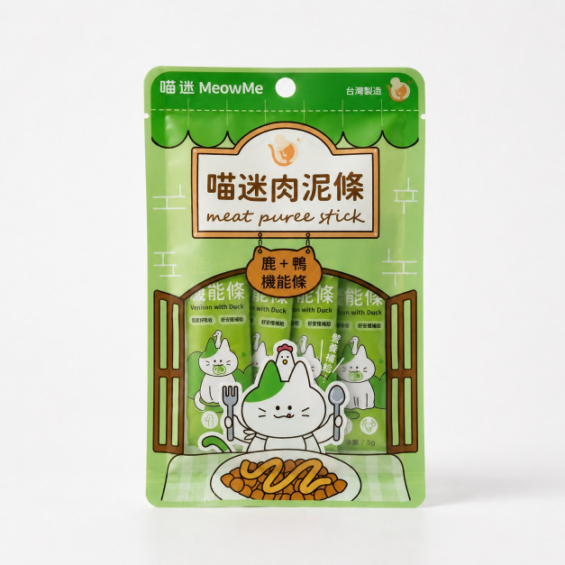 喵迷肉泥-鹿鴨風味條 6入