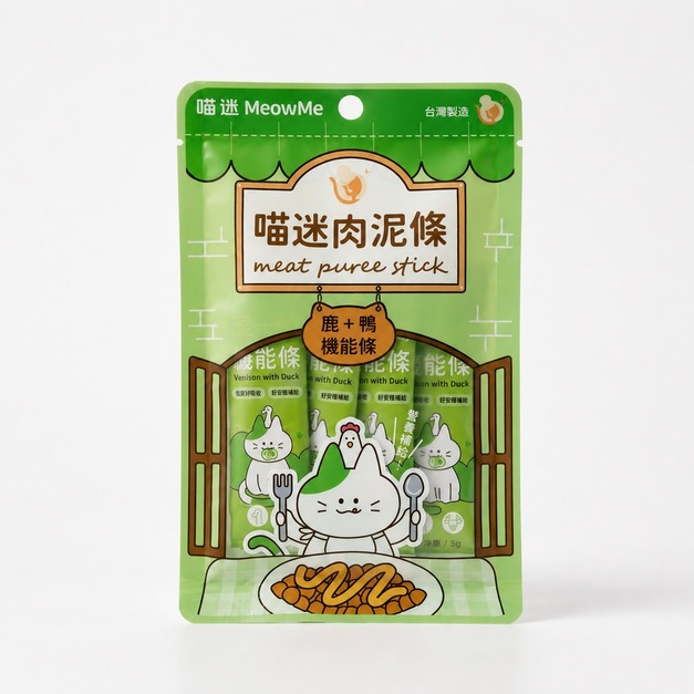 喵迷肉泥-鹿鴨風味條 6入