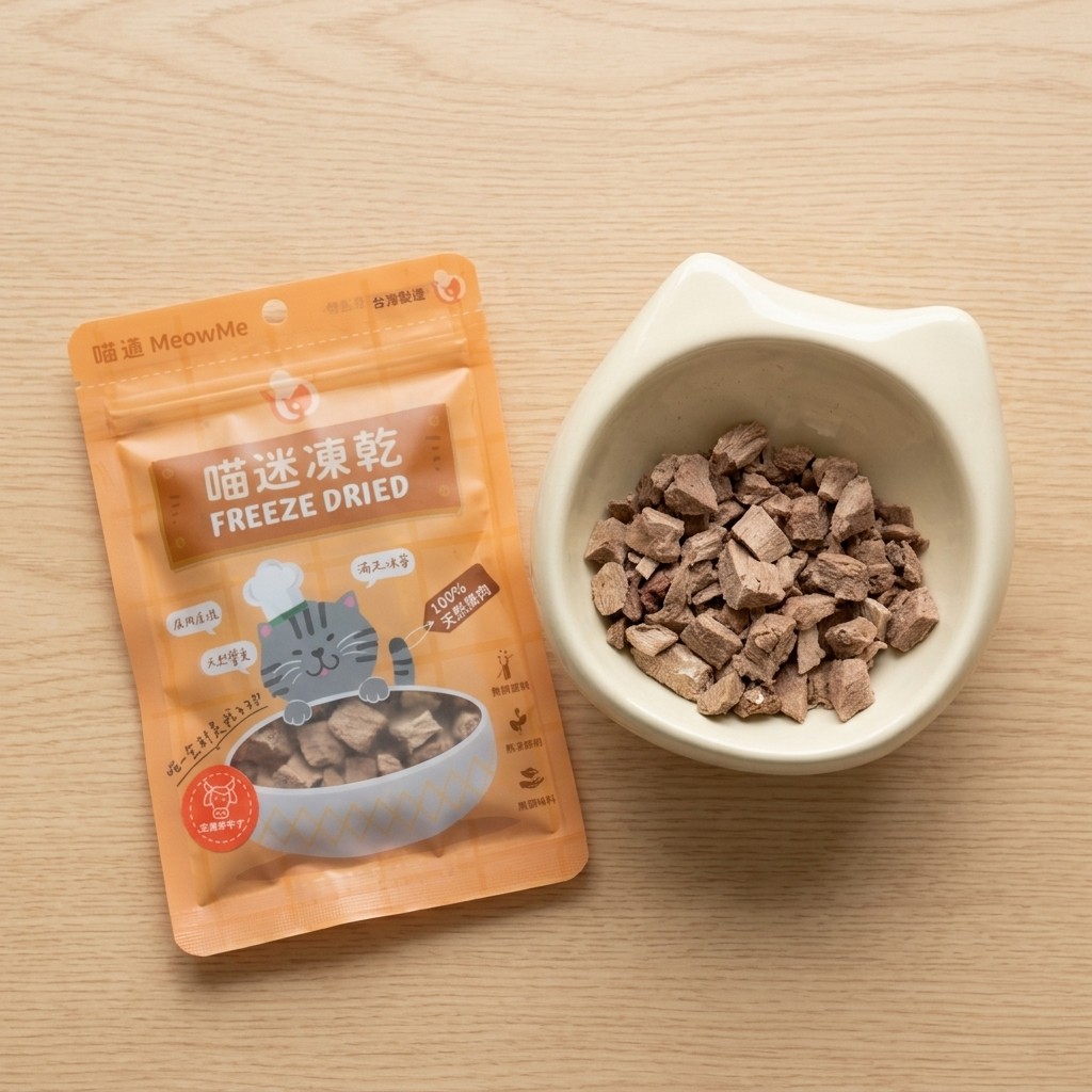 喵迷凍乾-急凍鮮牛丁