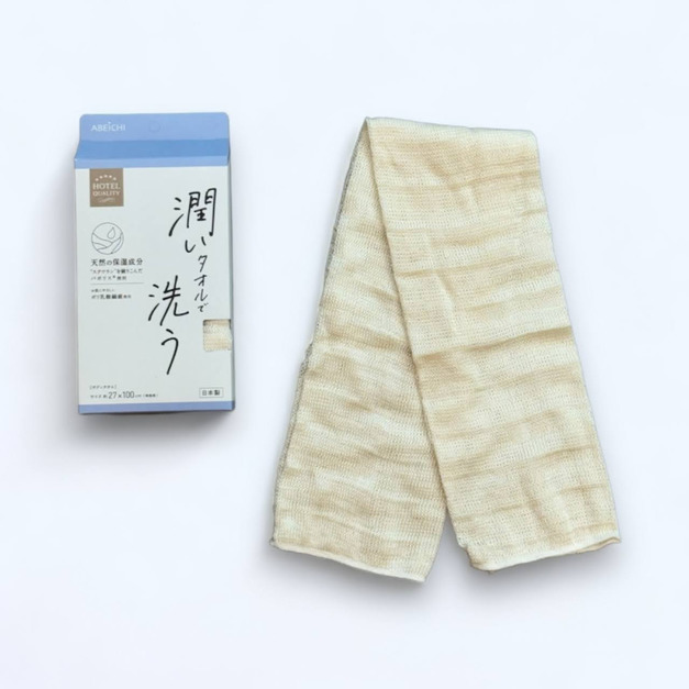 【年末送禮推薦】保濕角鯊烷 專利纖維 沐浴巾 BDT I(盒裝)