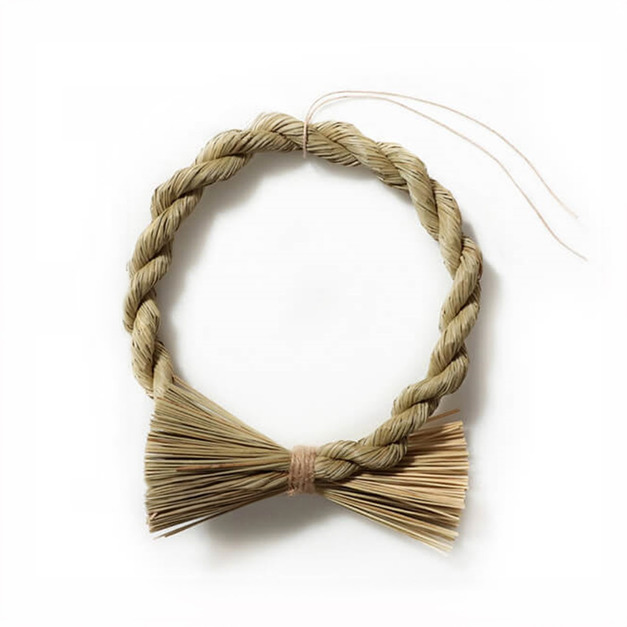 【聖誕禮物~裝飾 祝福 DIY】藺草注連繩