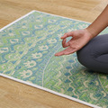 藺草瑜珈墊Mandala 重生綠_6